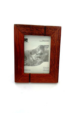 Bunyaad Pakistan CAN 211140 Natural Mahogany Striped Wood Frame - Gift Enclosure