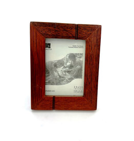 Bunyaad Pakistan CAN 211140 Natural Mahogany Striped Wood Frame - Gift Enclosure
