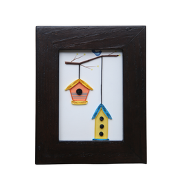 Bunyaad Pakistan CAN 212120 Dark Red Oak Wood Frame - Gift Enclosure