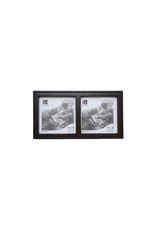 Bunyaad Pakistan CAN 212630 Dark Red Oak Etched Duo Frame
