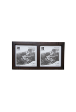 Bunyaad Pakistan CAN 212640 Dark Red Oak Striped Duo Frame
