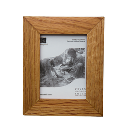 Bunyaad Pakistan CAN 213120 Natural Red Oak Wood Frame - Gift Enclosure