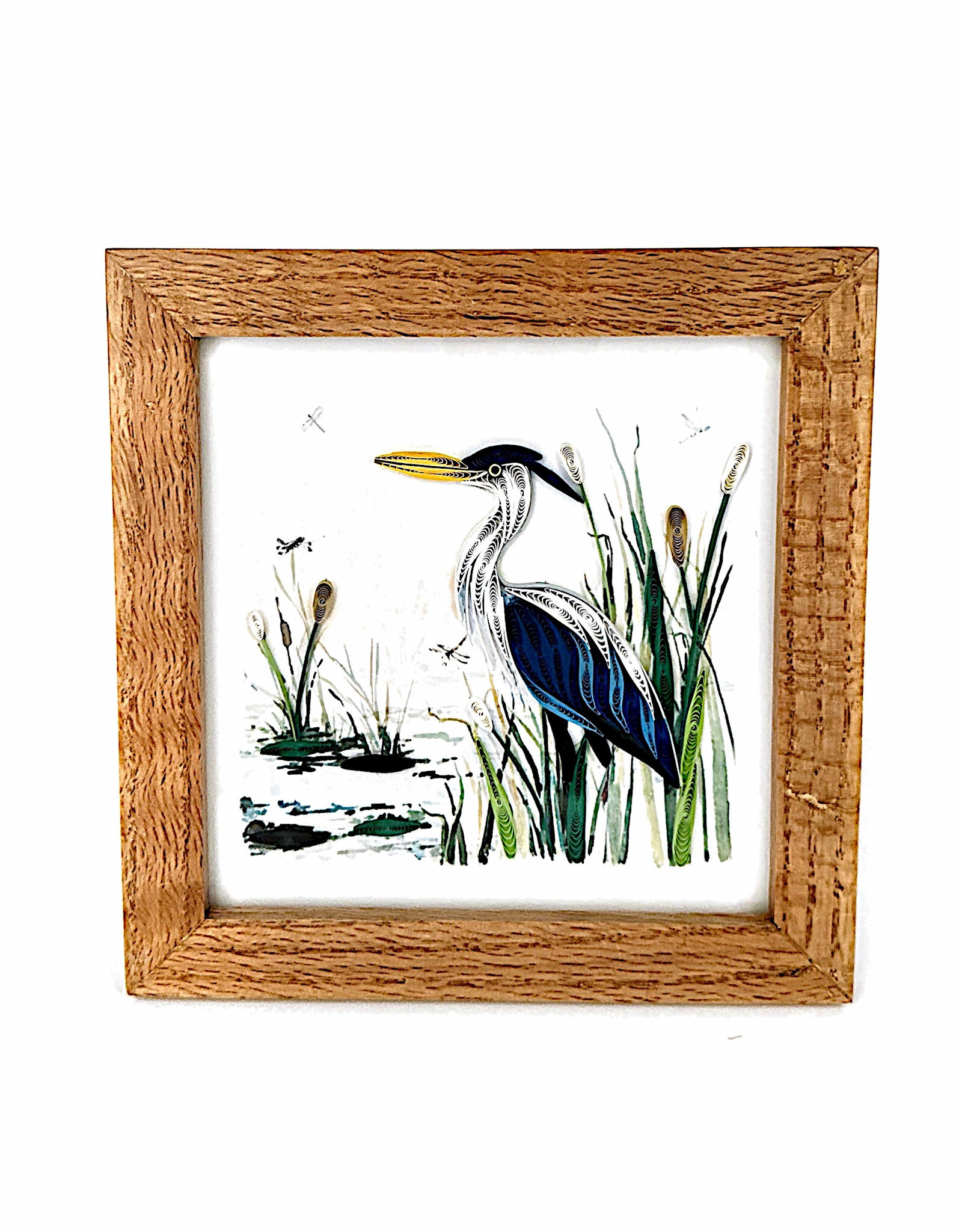 Bunyaad Pakistan CAN 213220 Natural Red Oak Wood Frame - 6"x6"