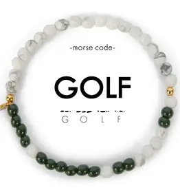 EthicGoods Mini Kids Morse Code Bracelet: Golf