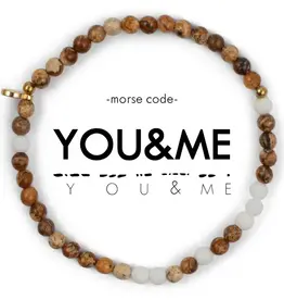 EthicGoods Extended Morse Code Bracelet: You & Me