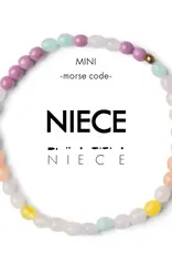 EthicGoods Mini Kids Morse Code Bracelet: Niece