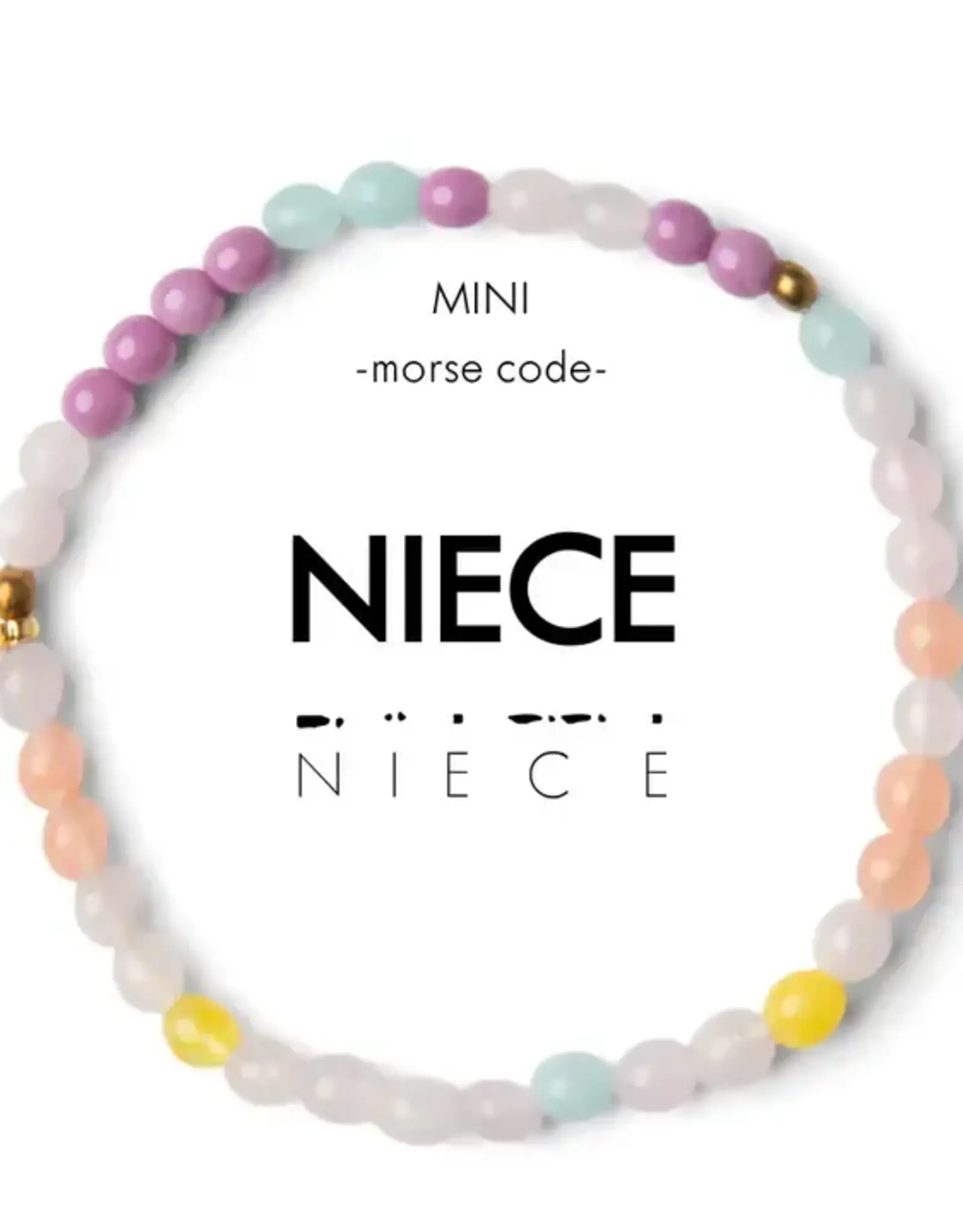 EthicGoods Mini Kids Morse Code Bracelet: Niece