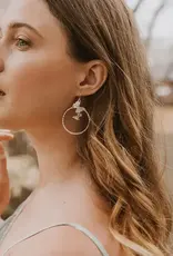 Matr Boomie Ishya Butterfly Hoop Earrings