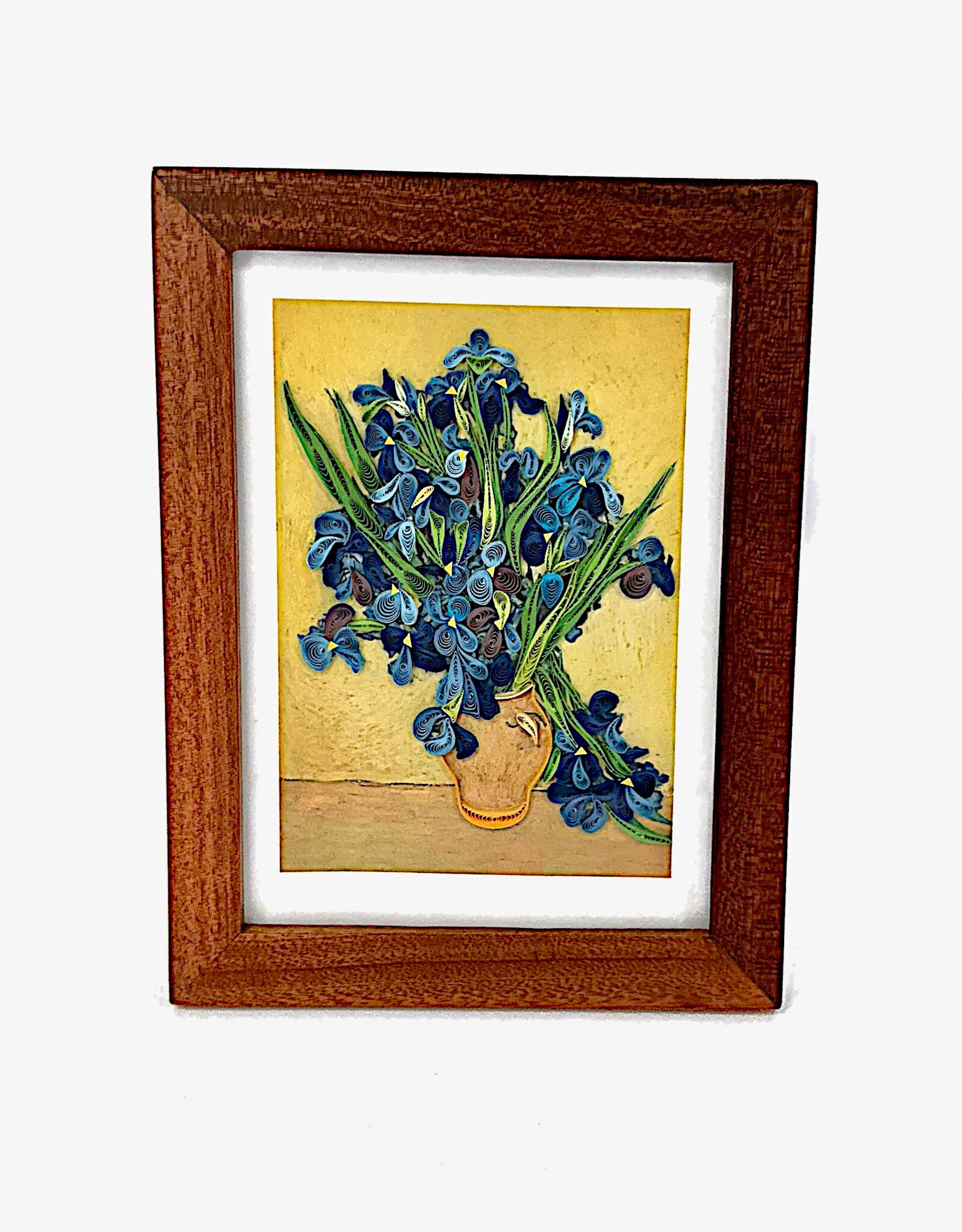 Bunyaad Pakistan CAN 211320 Natural Mahogany Wood Frame - 5"x7"