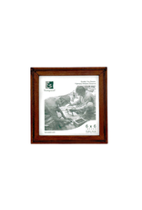 Bunyaad Pakistan Natural Etched Wood Frame - 6"x6"