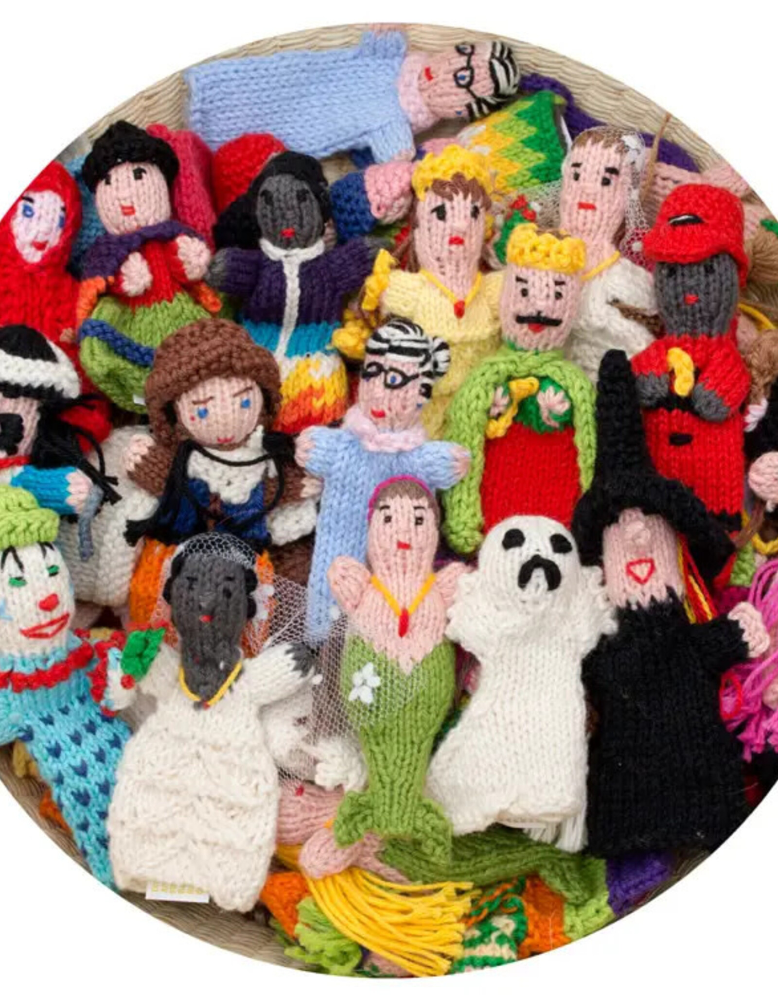 Ten Thousand Villages Organic Cotton Finger Puppet - Assorted