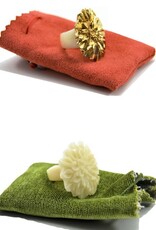 Minga Fair Trade Tagua Chrysanthemum Ring