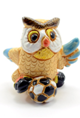 Minga Fair Trade Ceramic Owl Professional (Soccer Player)