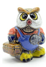 Minga Fair Trade Ceramic Owl Professional (Plumber)