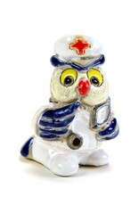 Minga Fair Trade Ceramic Owl Professional (Nurse)
