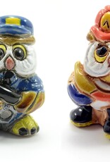 Minga Fair Trade Ceramic Owl Professional (Fire Fighter)