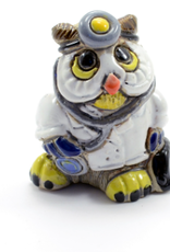 Minga Fair Trade Ceramic Owl Professional (Doctor)