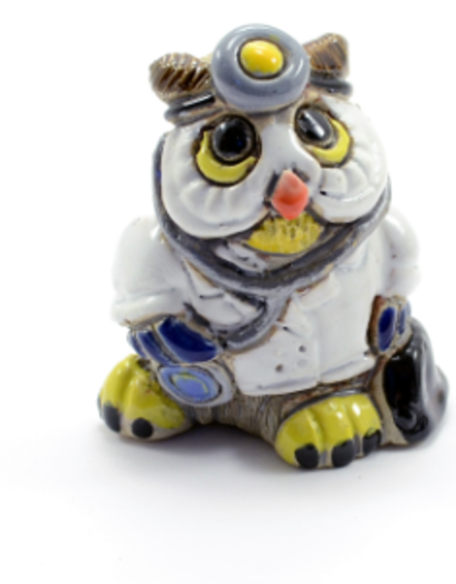Minga Fair Trade Ceramic Owl Professional (Doctor)