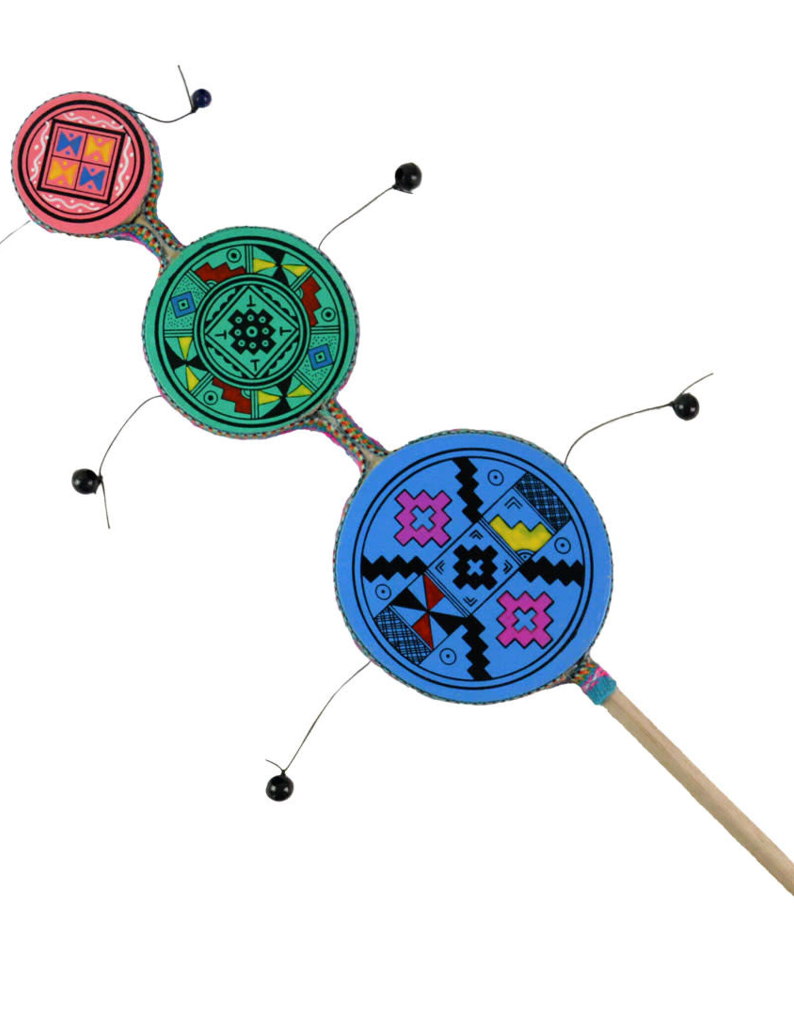 Minga Fair Trade Triple Painted Hand Drum