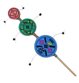Minga Fair Trade Triple Painted Hand Drum