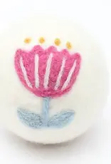 Ethical Global Flowers Felt Dryer Ball