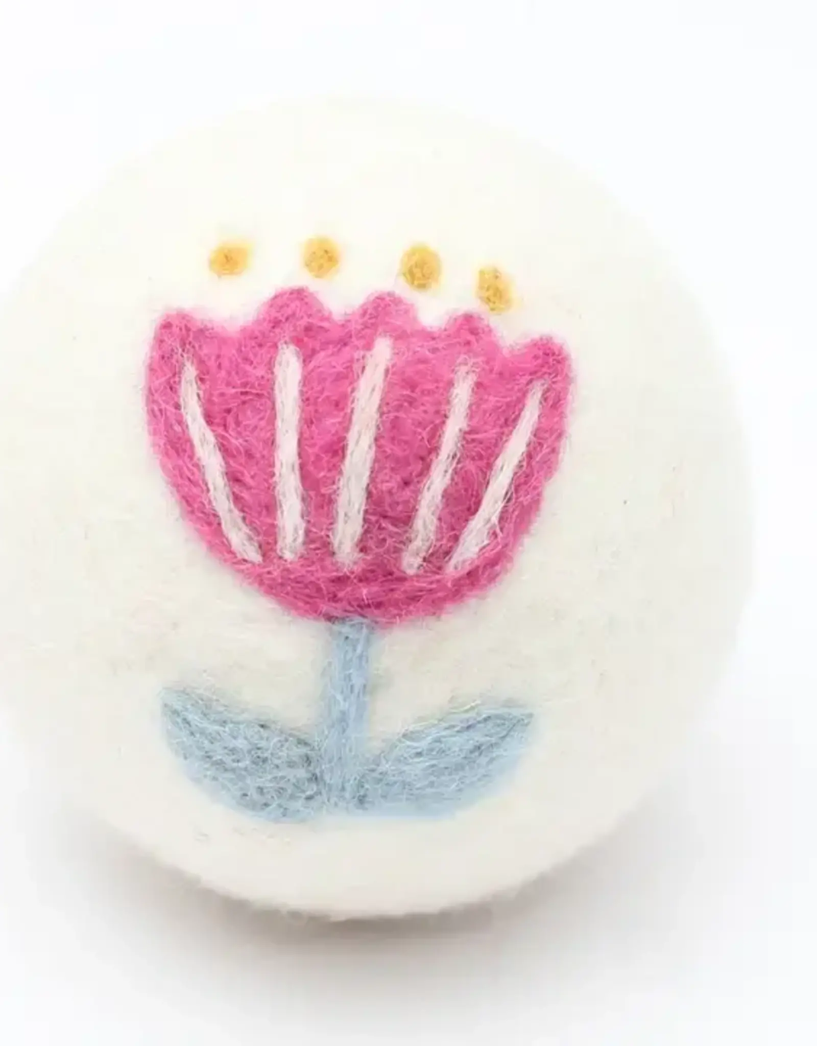 Ethical Global Flowers Felt Dryer Ball