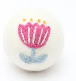 Ethical Global Flowers Felt Dryer Ball