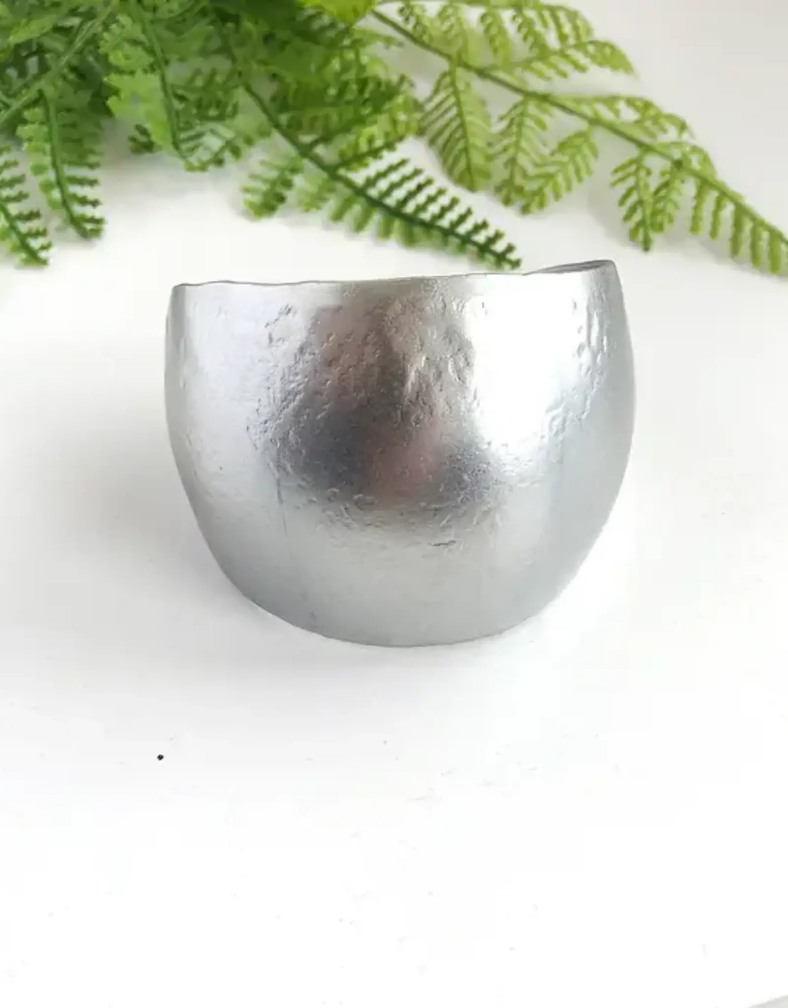 WorldFinds Cabochon Cuff - Silver