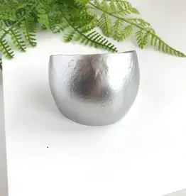 WorldFinds Cabochon Cuff - Silver