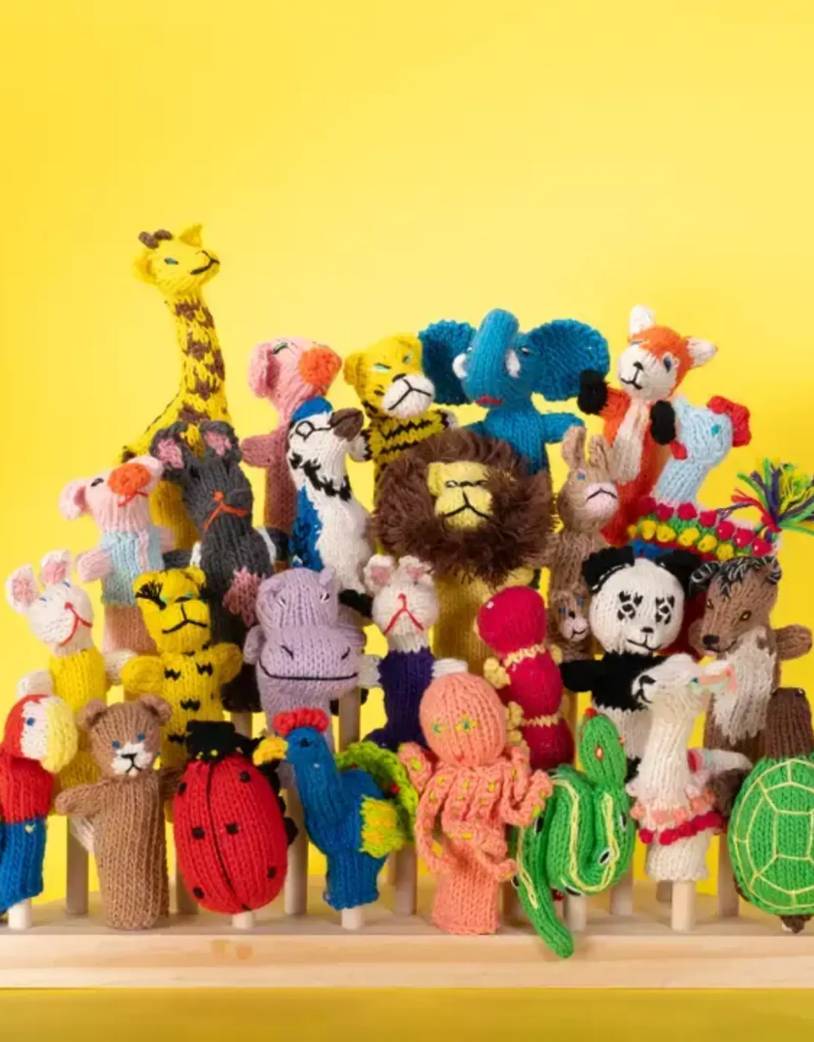 Lucuma Designs Animal / People Organic Cotton Finger Puppets (Assorted)