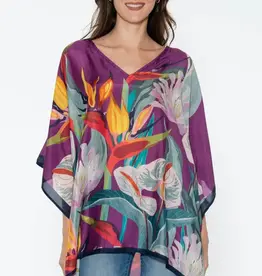 Sevya Handmade Shalini Top (Purple Multi Floral)