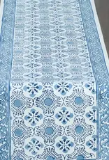 Sevya Handmade Blue Floral Table Runner