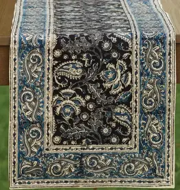 Sevya Handmade Paisley Kalamkari Table Runner