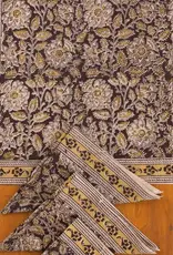 Sevya Handmade Black Kalamkari Napkin