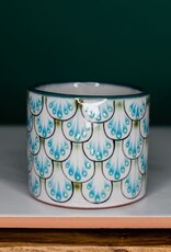 Lucia's Imports Art Deco Handleless Mug/ Planter