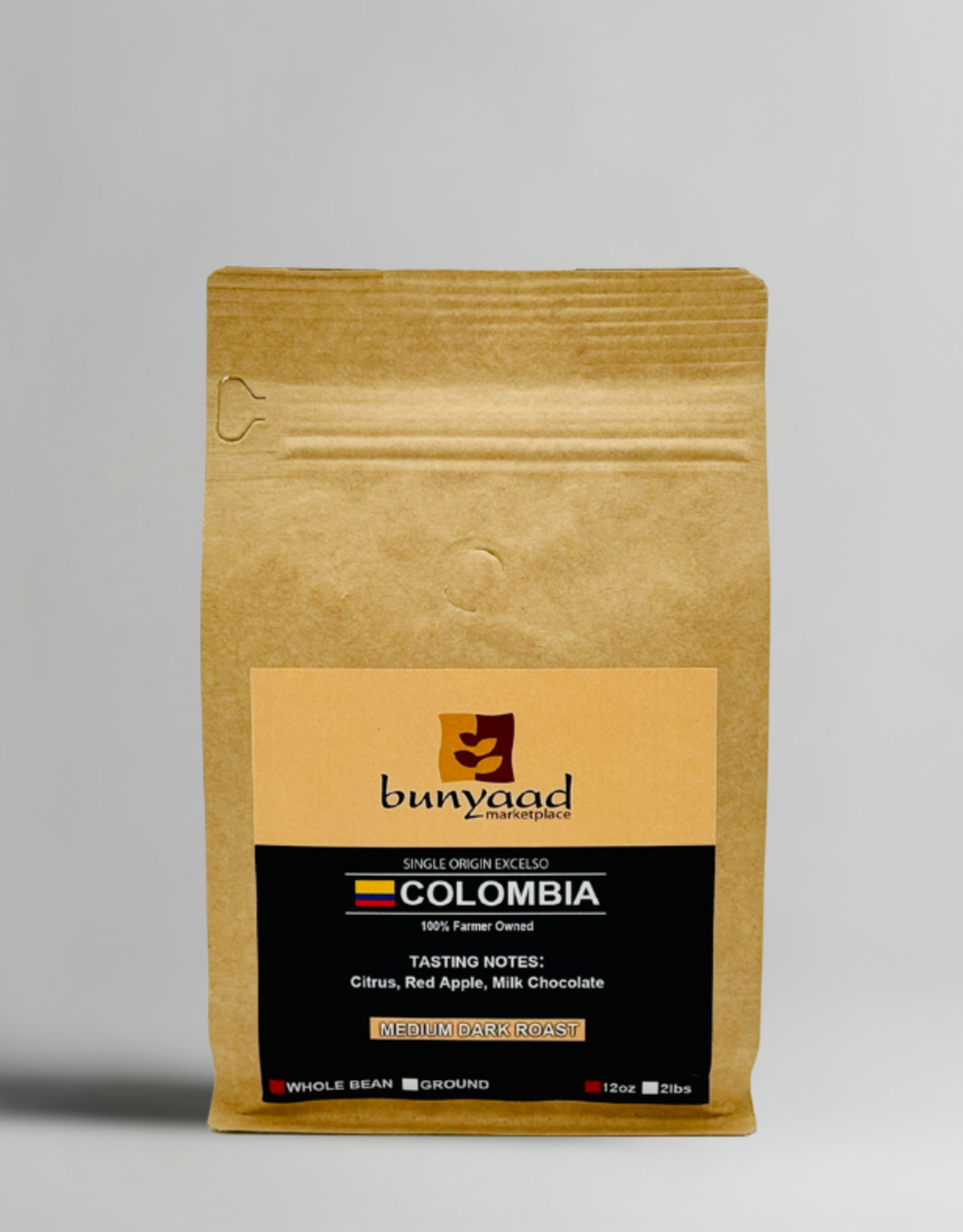 Lenca Coffee Roasters Bunyaad Colombia Coffee - 12oz