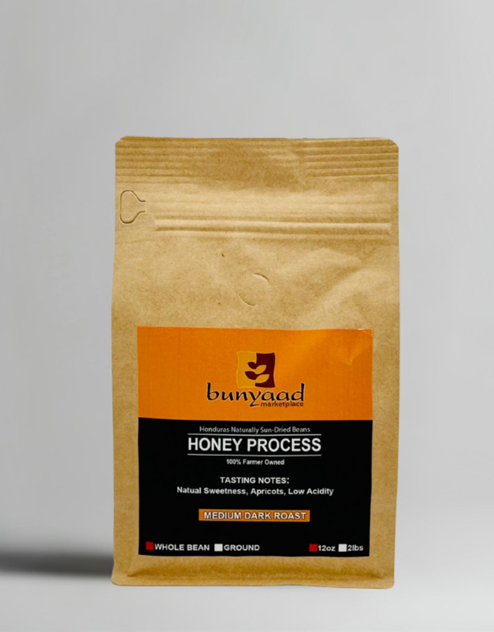 Lenca Coffee Roasters Bunyaad Honey Process Coffee - 12oz