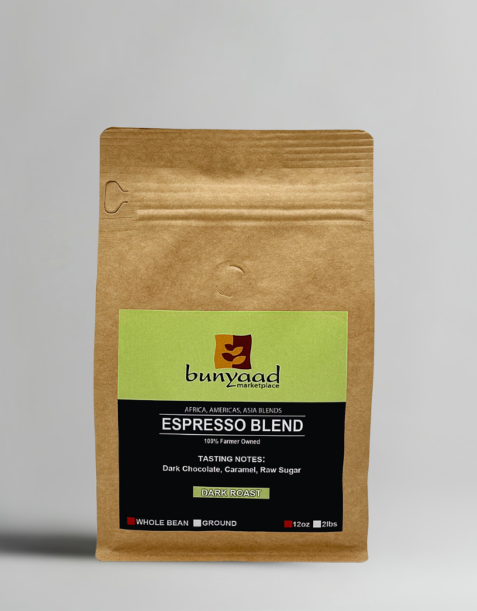 Lenca Coffee Roasters Bunyaad Espresso Coffee - 12oz
