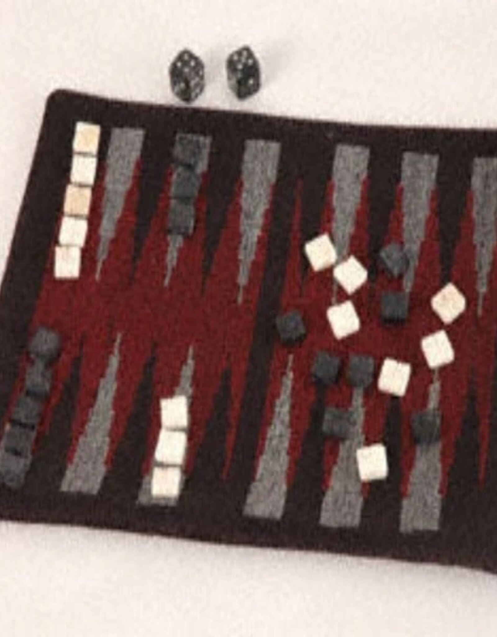 Cloth Travel Backgammon Set