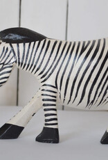 Ten Thousand Villages Canada Hand Carved Wood Zebra