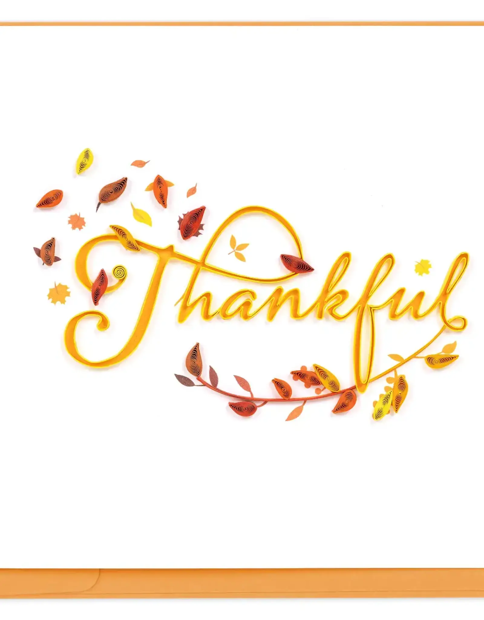 Quilling Card Quilled Thankful Card