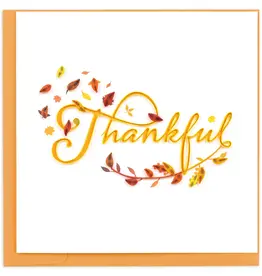 Quilling Card Quilled Thankful Card