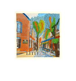 Quilling Card Quilled Lititz Building Greeting Card