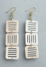 Ten Thousand Villages Geo Climb Earrings