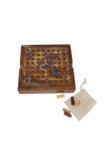 Global Crafts Handmade Snake and Ladders Game