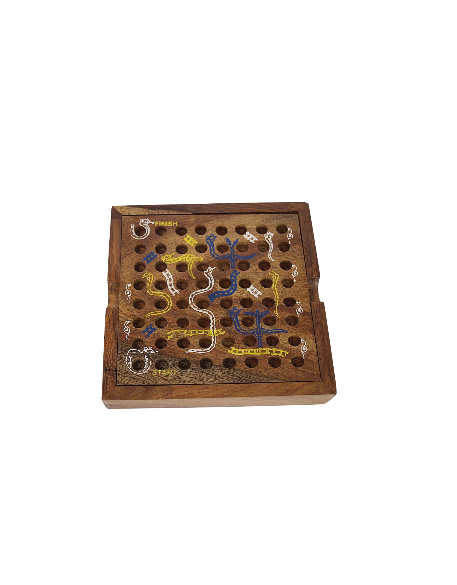 Global Crafts Handmade Snake and Ladders Game