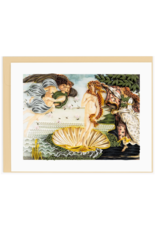 Quilling Card Quilled Birth of Venus, Botticelli  - Artist Series
