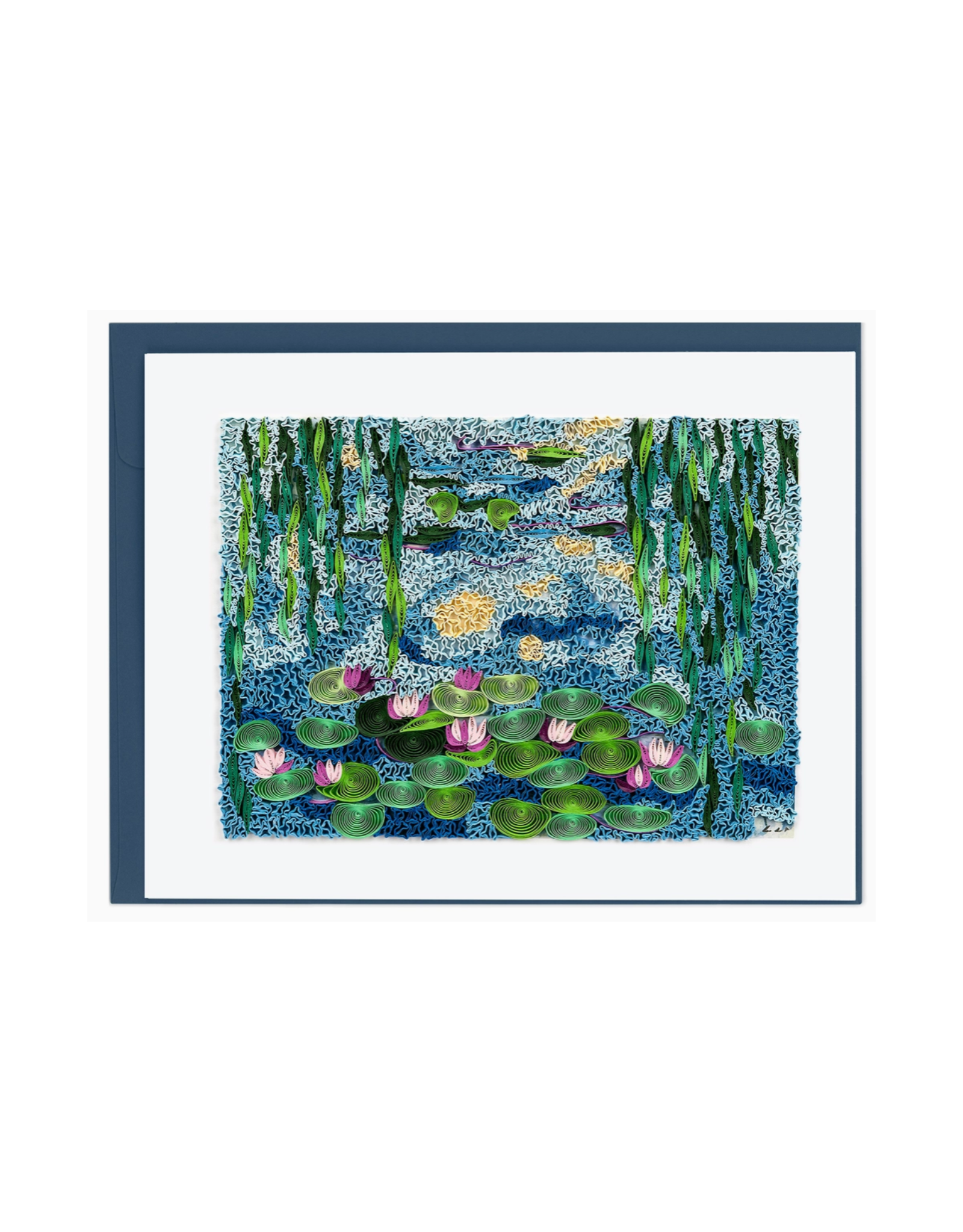 Quilling Card Quilled Water Lilies 1916-19, Monet - Artist Series
