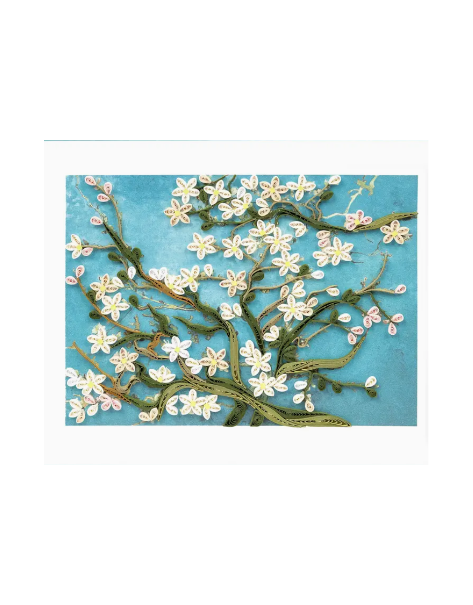 Quilling Card Quilled Almond Blossoms, Van Gogh - Artist Series