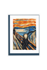 Quilling Card Quilled The Scream, Munch - Artist Series
